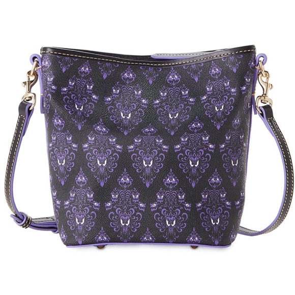 Dooney & Bourke Disney Haunted Mansion Wallpaper 20 Crossbody Bag NWT - Picture 3 of 9